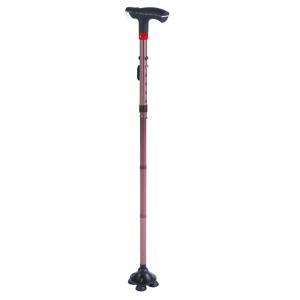 Cheap Adjustable Mobility Walking Aids SOS Alarm , Folding Posture Cane Walking Stick for sale