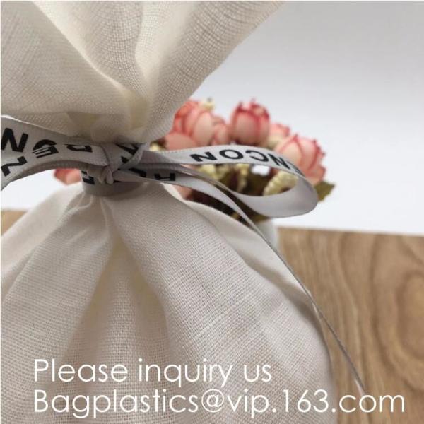 Christmas, Birthday, Weddings,Eusable Cotton Grocery Bags, Beach Bags,Storing Jewelry Bags,Herbs Or Spices REUSABLE NATU