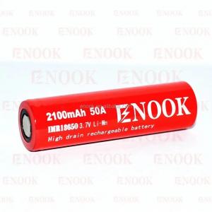 Cheap 3.7V Lithium Ion Battery Cell Mechanical Mod 18650 Battery 2100mAh 50A for sale