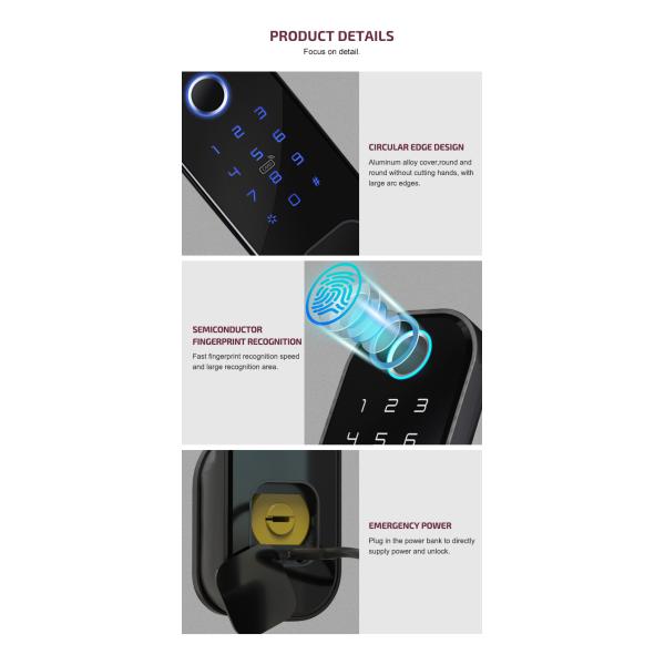 Keyless Smart door lock Tuya App