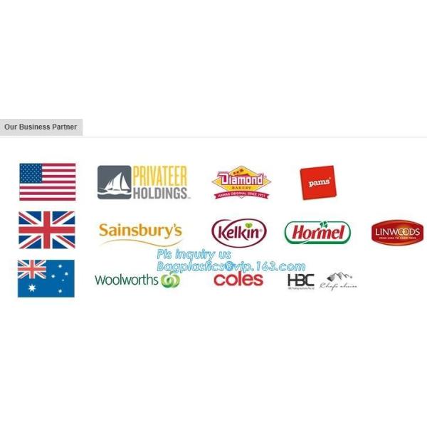 biodegradable plastic food bread wicket bag, PACK, Accept Custom Order bread packaging CPP BOPP plastic wicket bread bag