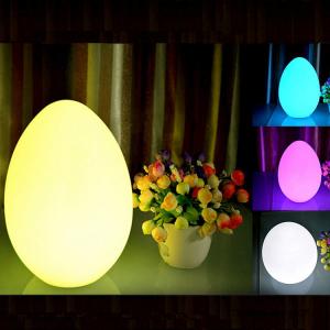 Cheap Decorative Egg Shaped Table Lamp , Egg Night Light With Remote for sale