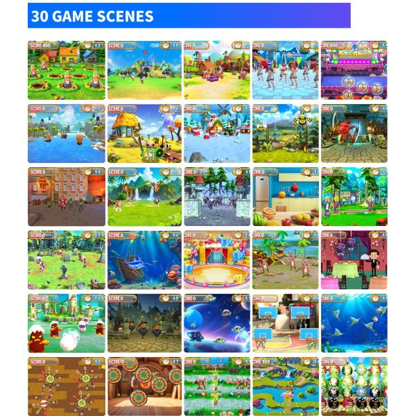 3m*2.2m Interactive Projection Wall Auto Score Ball Throwing Wall Interactive Games