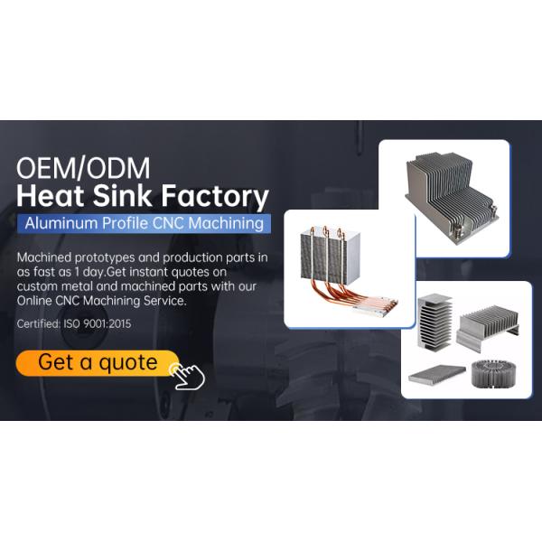 Formal Thermal Conductivity Aluminum Extruded Heat Sinks With Black Anodized Finish