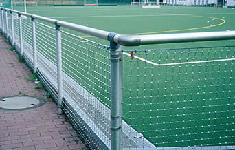 Decorative Architectual Facade Cladding Cable Rod Woven Mesh