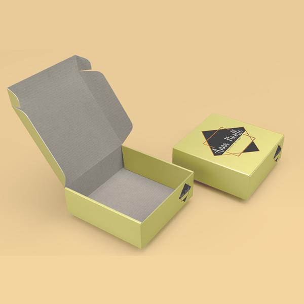 Recycled Full Color Printed Boxes Corrugated Carton Boxes For Dress Cloth And Shoes