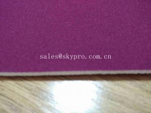 Cheap Customized Neoprene Fabric Roll Rubber Sheets with 3 Layers Laminated Neoprene Textured Rubber Material for sale