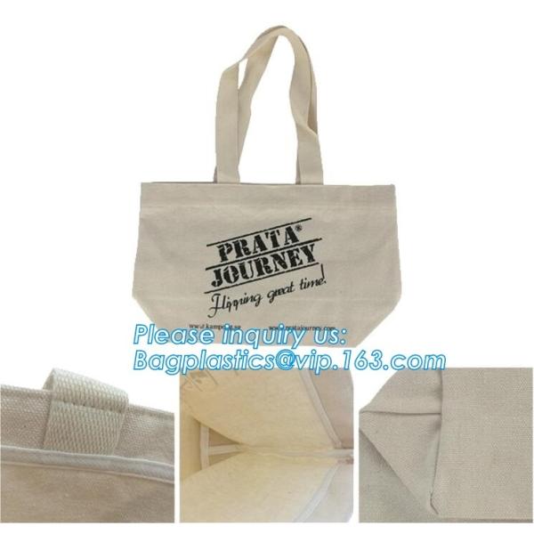 Custom silk screen printed Cotton material handle style blank natural cotton canvas bag without logo bagplastics bagease