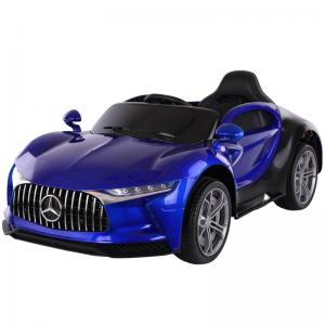 China Electric Ride On Car for Kids Battery Operated Big Toy in Blue Paint Age Range 5-7 Years on sale