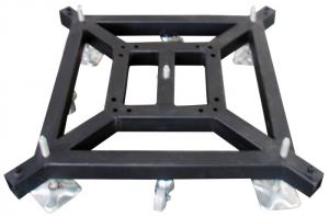 China Removable Truss Tower System Lift Steel Base Plate / Mobile Truss Square Base Plate on sale