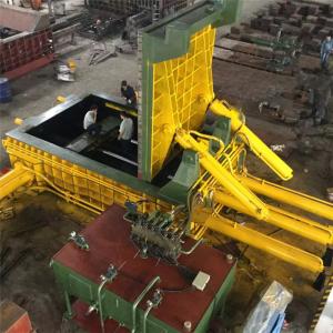 China 315 Cylinder Hydraulic Scrap Baling Press 315 Tons Baling Force Cuboid Block on sale