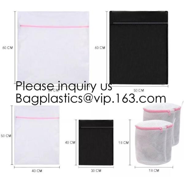 Wash Bag, Sneaker Mesh Laundry Dryer Bags for Washing Machine with Premium Zipper, Best for Knitted Sock Shoes Cotton Wo