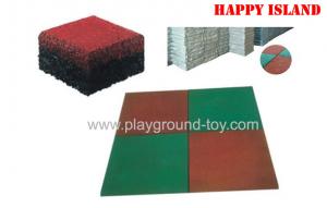 Cheap Outdoor Rubber Playground Mats , Playground Floor Mat For Kindergarten for sale