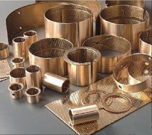 Cheap Lifting Machinery Wrapped Bronze Bearing , Diamond Or Spherical Thin Wall Sleeve Bushing for sale