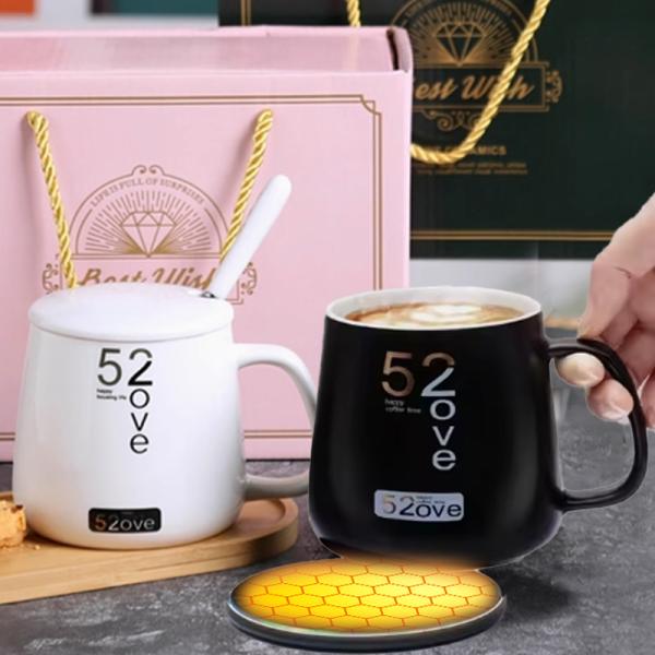 Multipurpose Usb Cup Warmer Smart Travel Bottle Heating Plate With Wireless Charging