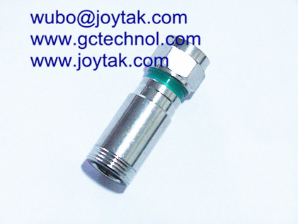 F Compression Connector F Plug Compression connector For RG59 Coax Cable connector