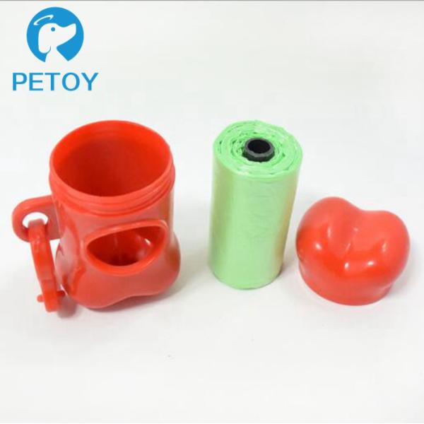 Environmentally Friendly Plastic Biodegradable Poop Bags With Dispenser 20 Bags / Roll