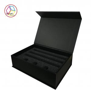 Cheap FSC Black Color CCNB Fancy Paper Gift Box For Cosmetics for sale