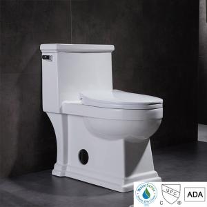 Cheap 4.8l American Standard Right Height Elongated Toilet One Piece Floor Mounted for sale