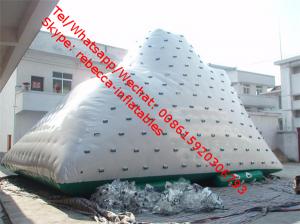 Cheap Inflatable water iceberg floating water climbing inflatable iceberg water toy for sale