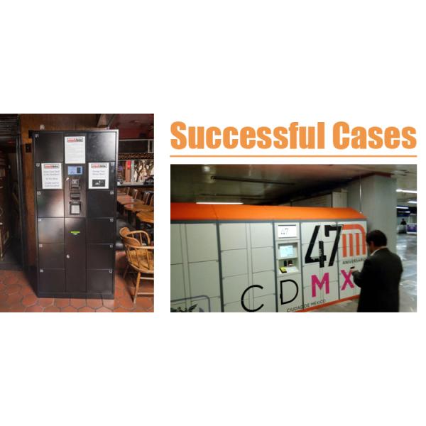 Winnsen Steel Supermarket Luggage Lockers Customized Electronic Multi Door Size