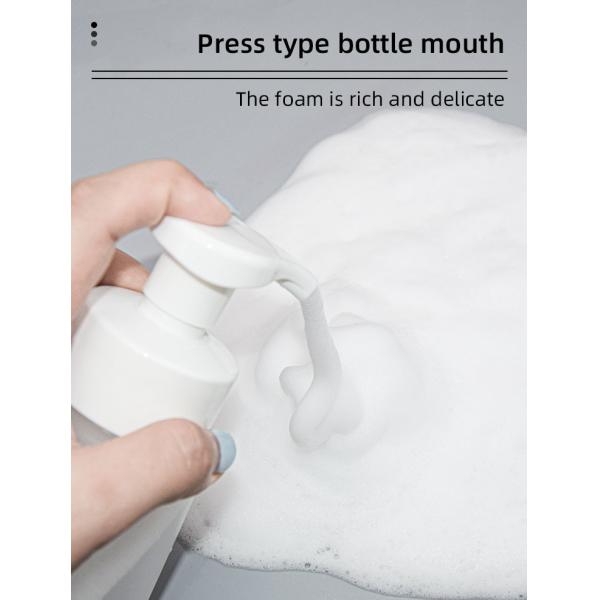 300ml Customized Color And Customized Logo PP HDPE Skin Care Packaging Foam Pump Bottle UKF22