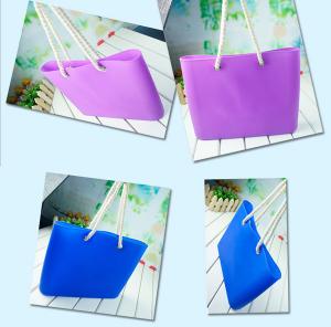 Cheap Wholesale fashional silicone beach bag with custom logo for sale