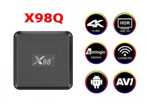 Cheap Amlogic S905W2 OTT IPTV Set Top Box Android 11.0 AV1 Dual Wifi H.265 HEVC HDR 10+ for sale