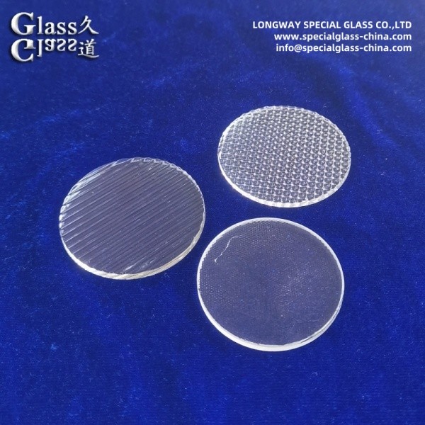 OEM Borosilicate Linear Glass Spread Lens For Lighting Fixtures
