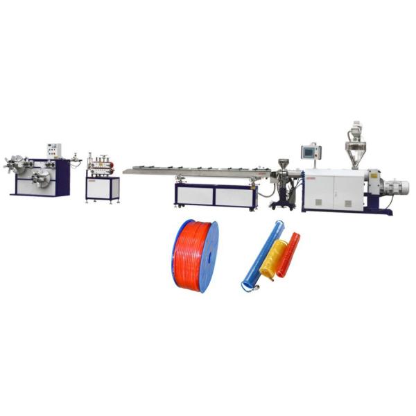 Customized Plastic Pipe Extrusion Machine , TPU / PU Hose Production Line