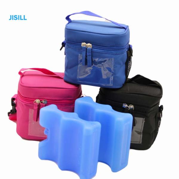 380ML Double Wave Plastic Ice Pack Cooler Reusable For Breastmilk
