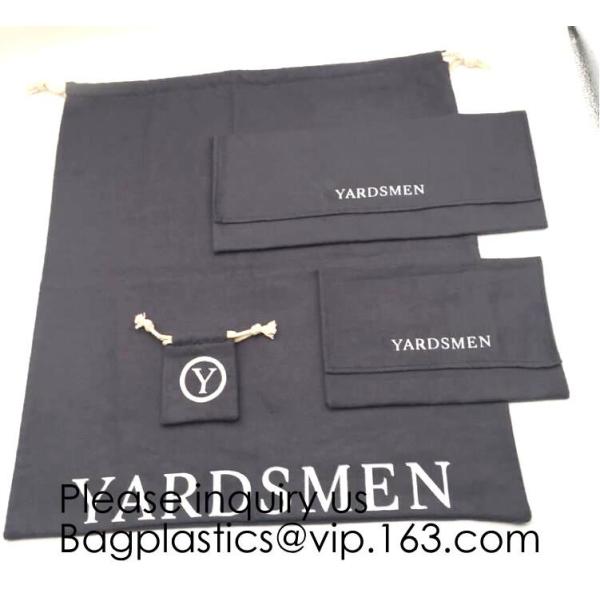 Soft Cotton Flannel Dust Bag With Drawstring/Flap,Natural color, off white color, white color, black color, red, product