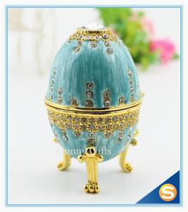 Cheap easter egg wedding gift /wedding gift / Easter egg/ blue colour with diamond for sale