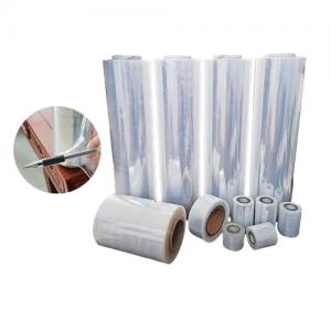 Cheap 50mm Soft LDPE Stretch Film Roll Transparent LDPE Sheet For Machine Wrap for sale