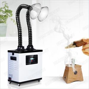 Beauty Salon Portable Fume Extractor 2 Plastic Arms Four Layer Filter