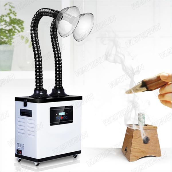 Quality Beauty Salon Portable Fume Extractor 2 Plastic Arms Four Layer Filter wholesale