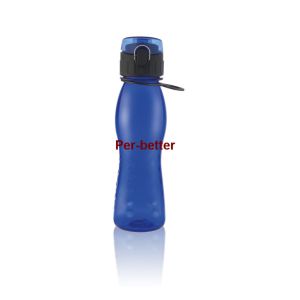 Cheap plastic water bottle with lockable cap for sale