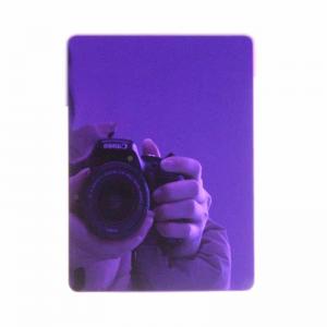 Cheap 304 Metal Color Purple Mirror Stainless Steel Plate 0.3mm Decorative Steel Sheet for sale