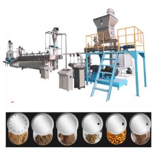 Cheap Twin Screw Floating Feed Making Machine Puppy Fish Food Pellet Making Machine for sale