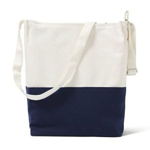 China Trendy Cotton Canvas Tote Bag , Waxed Canvas Lunch Bag Promotional Eco Friendly on sale