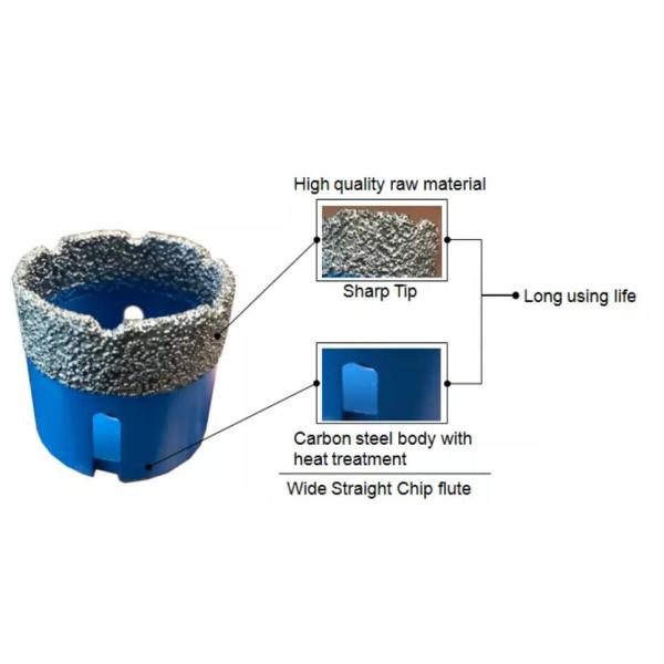 Tile Porcelain Ceramic M14 7pcs Diamond Drill Bit Kit