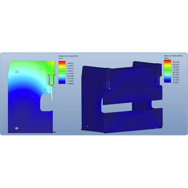 ESA S640 CNC Hydraulic Press Brake Machine With Automatic Bending Follower 400mm