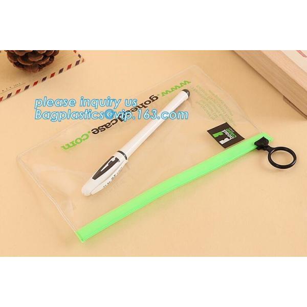 Biodegradable Customised printing Clear PVC Cosmetic Standup k Pouch,Toiletries Cosmetic Pvc Pouch With Marble Dig