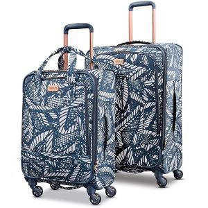 Cheap Reinforced Handle 210D Polyester Soft Trolley Luggage for sale