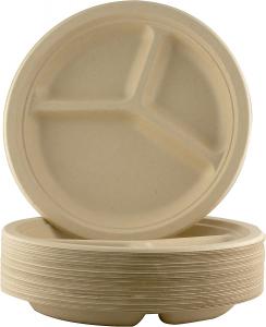 Cheap OEM Printing Kraft Paper Plate Greaseproof Microwavable For Birthday for sale