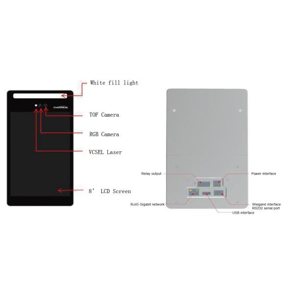 Tripod Turnstile Face Recognition Terminal Attendance Clocking Device Card Swipe Entrance Machine