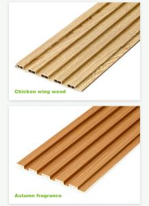China Recyclable PVC Wall Ceiling Panel WPC Plastic Cladding Wood Composite on sale