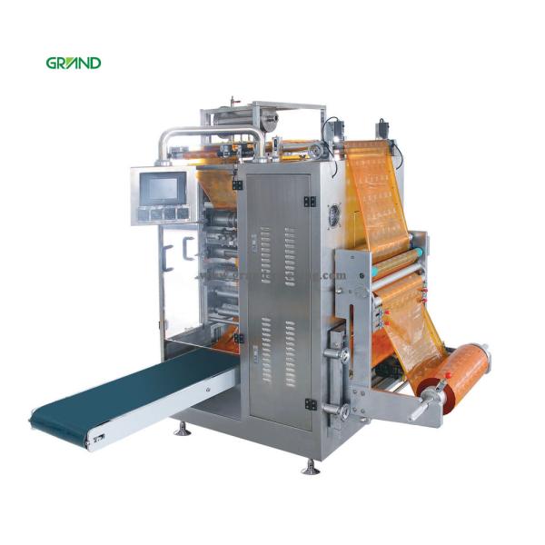Four Side Sachet Filling Machine , Multi Line Liquid Sachet Packaging Machine Y500E