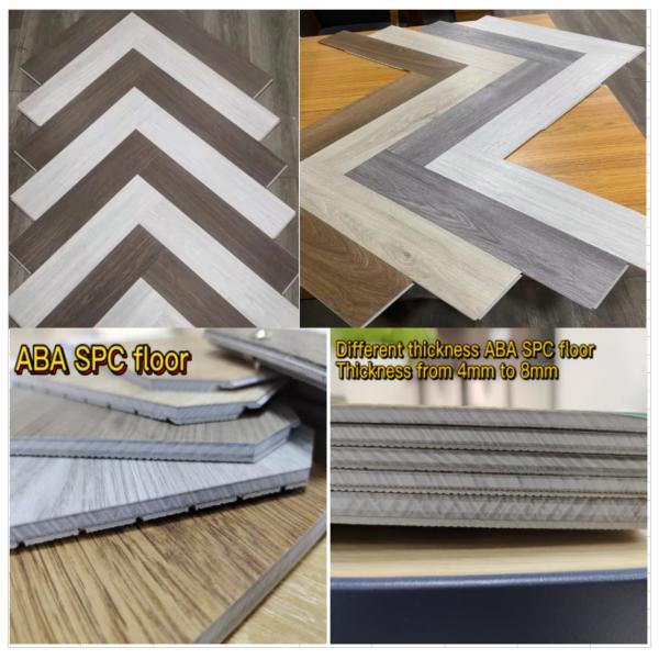 8mm Waterproof Luxury SPC Flooring BP Texture Super Stable