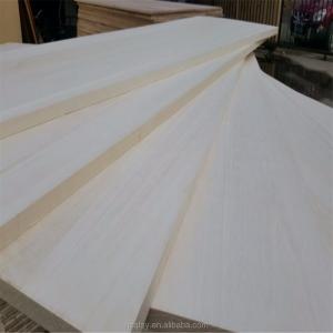 Cheap Customized Wooden Moulding Solid Wood Timber Paulownia Wood Board in Natural Color for sale